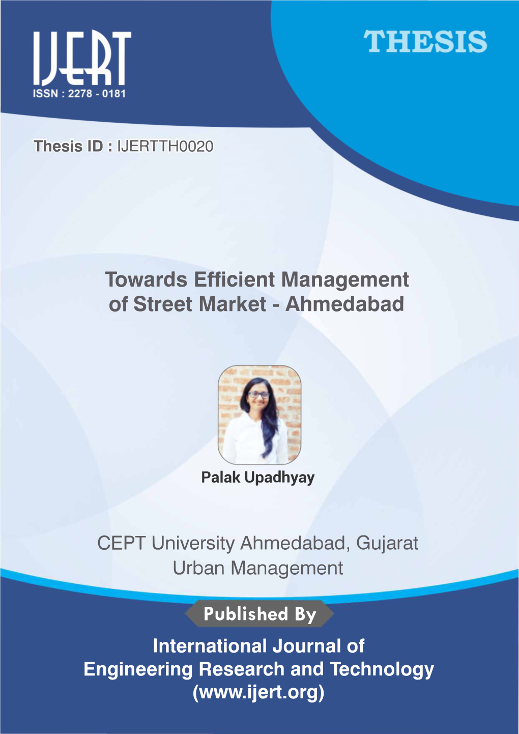 Towards Efficient Management of Street Market - Ahmedabad