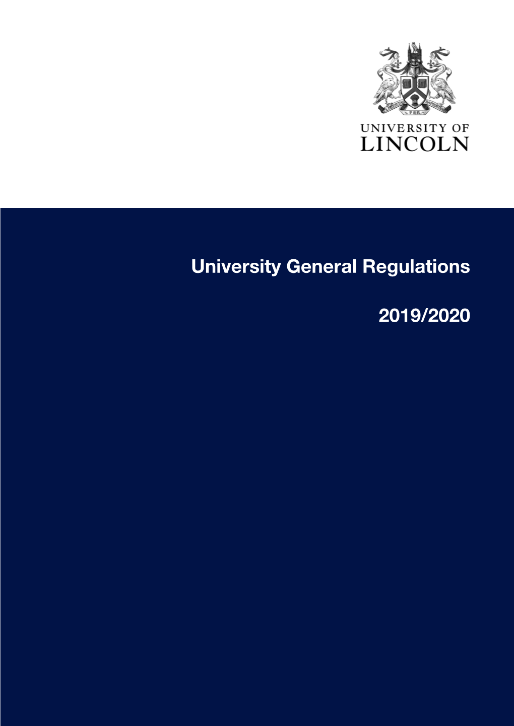 University General Regulations 2019/2020