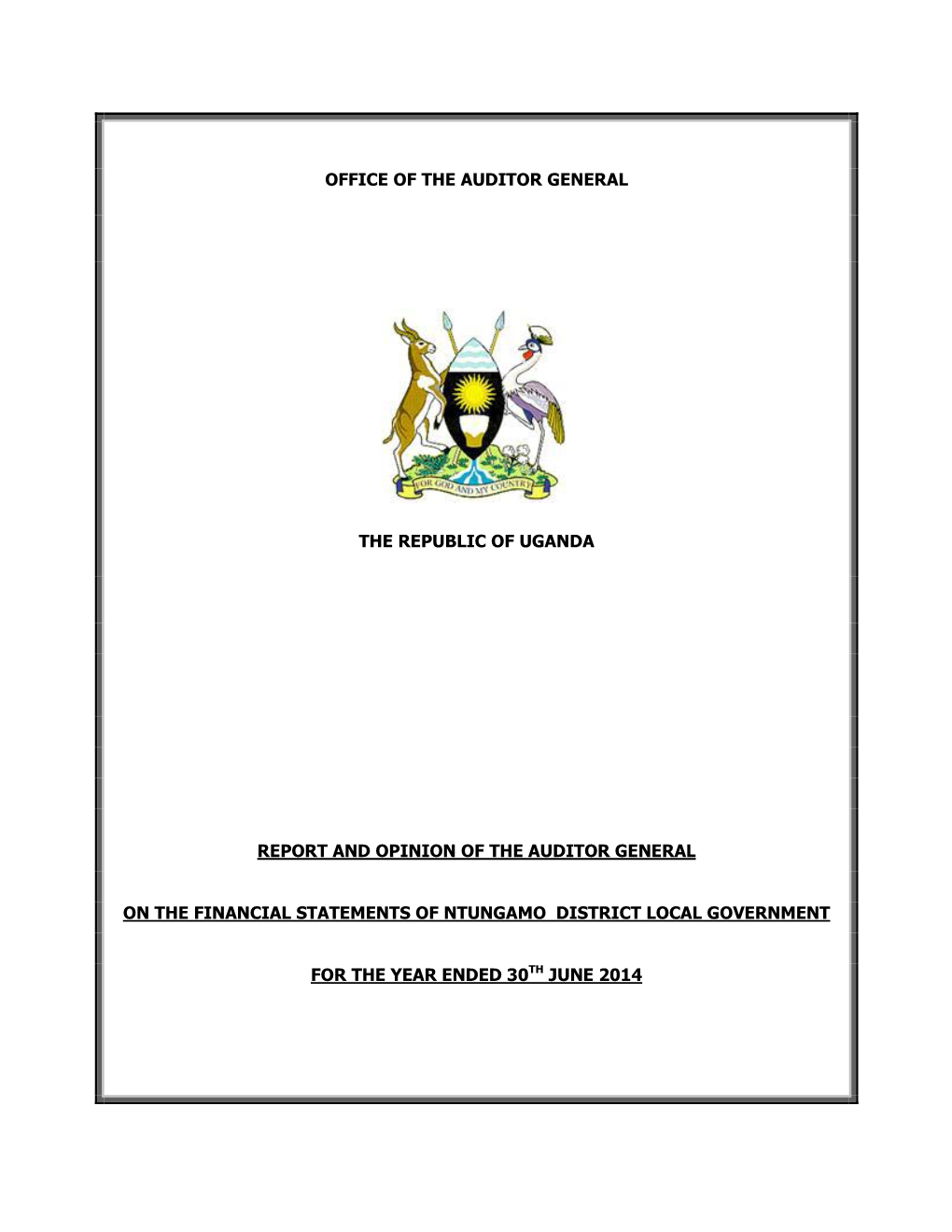 Office of the Auditor General