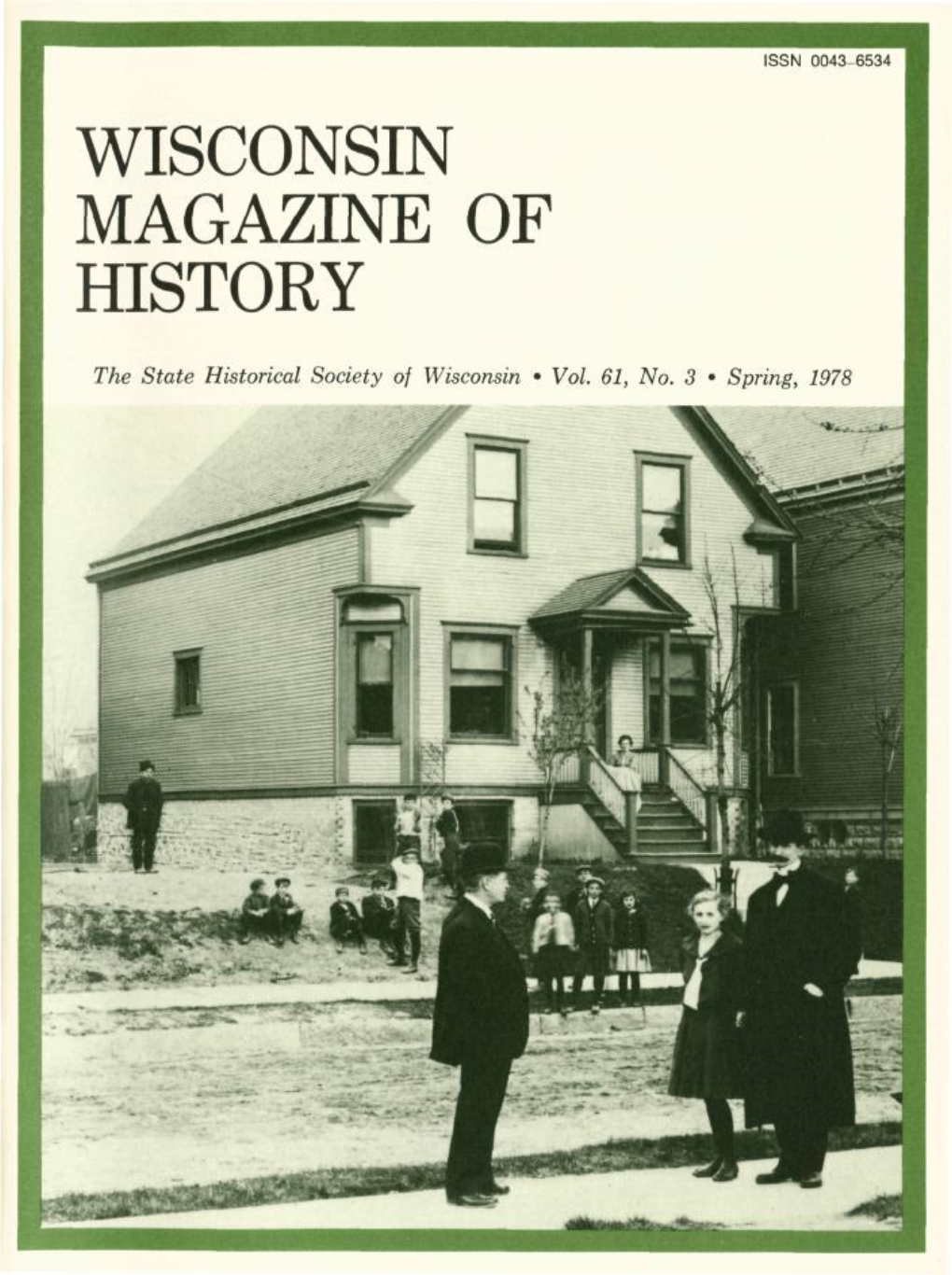 Wisconsin Magazine of History