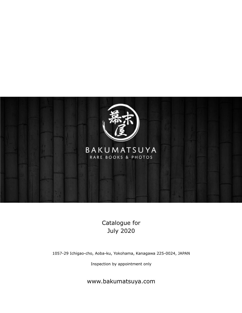 BAKUMATSUYA Â€Â•¢Â€ PDF Catalogue