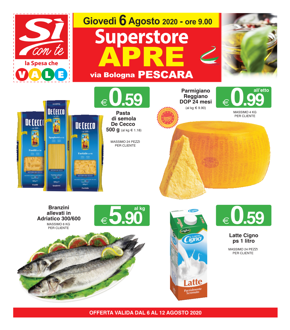 Superstore La Spesa Che APRE Via Bologna PESCARA