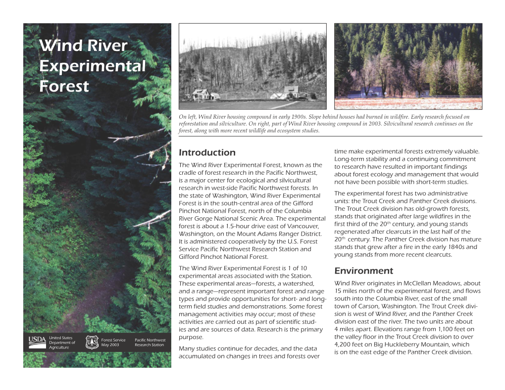 Wind River Experimental Forest