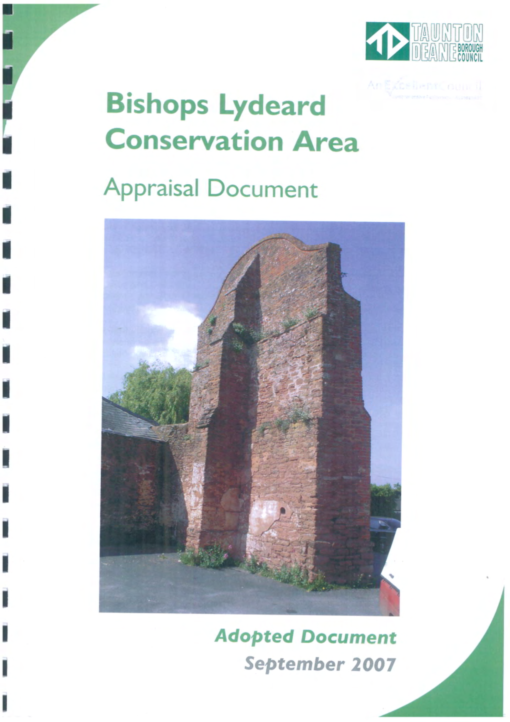 Bishops Lydeard Conservation Area Appriasal