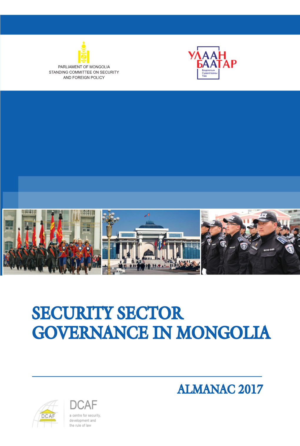 Security Sector Governance in Mongolia