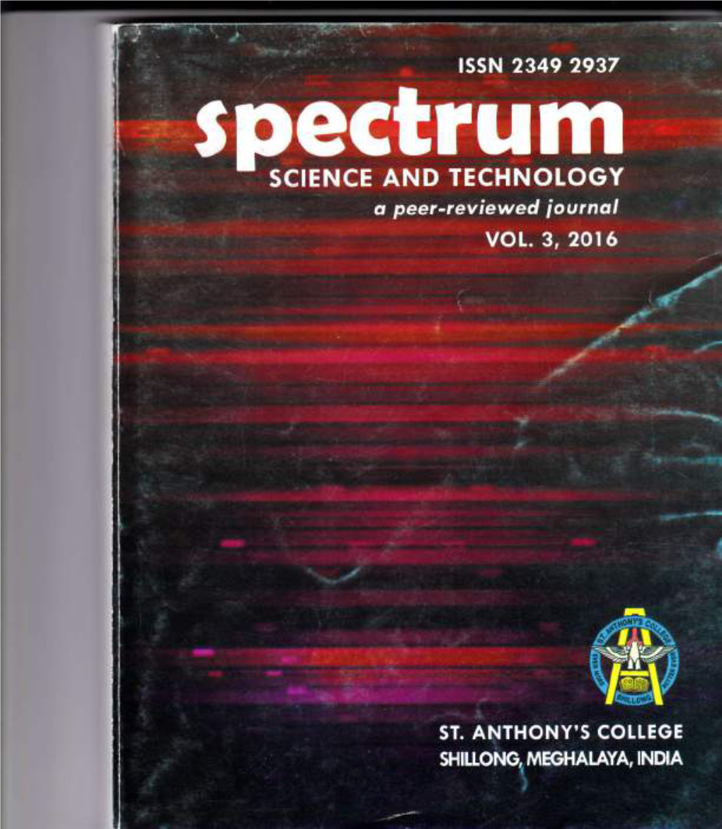 Spectrum: Science and Technology 2016