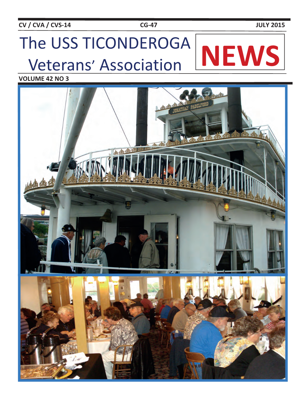 The USS TICONDEROGA Veterans' Association NEWS