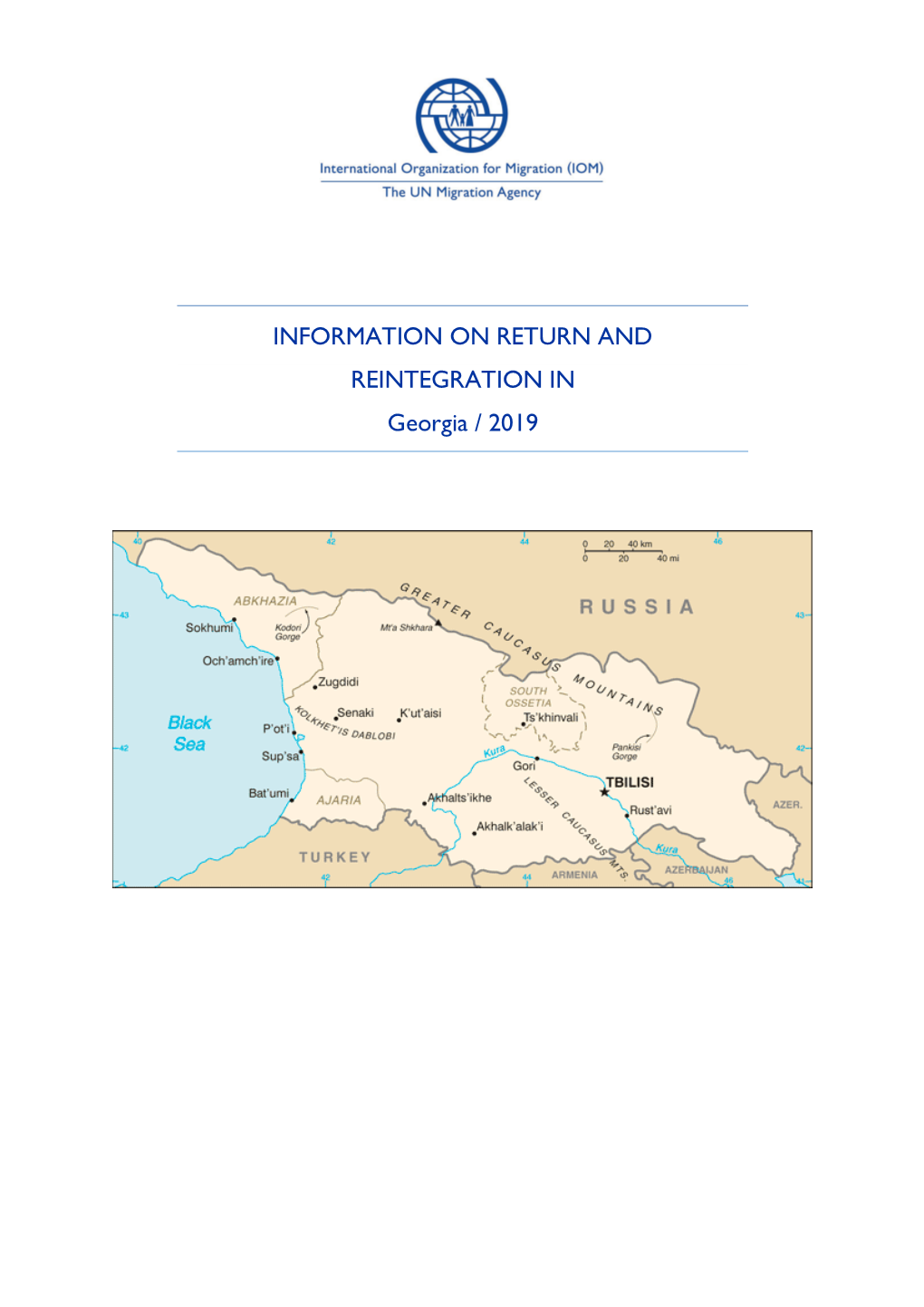 INFORMATION on RETURN and REINTEGRATION in Georgia / 2019