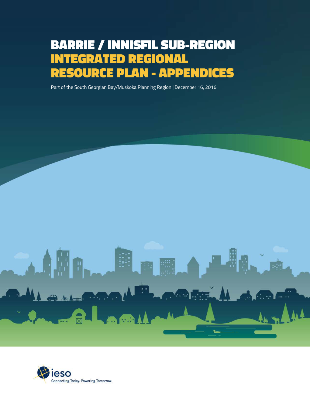 Barrie/Innisfil Sub-Region IRRP