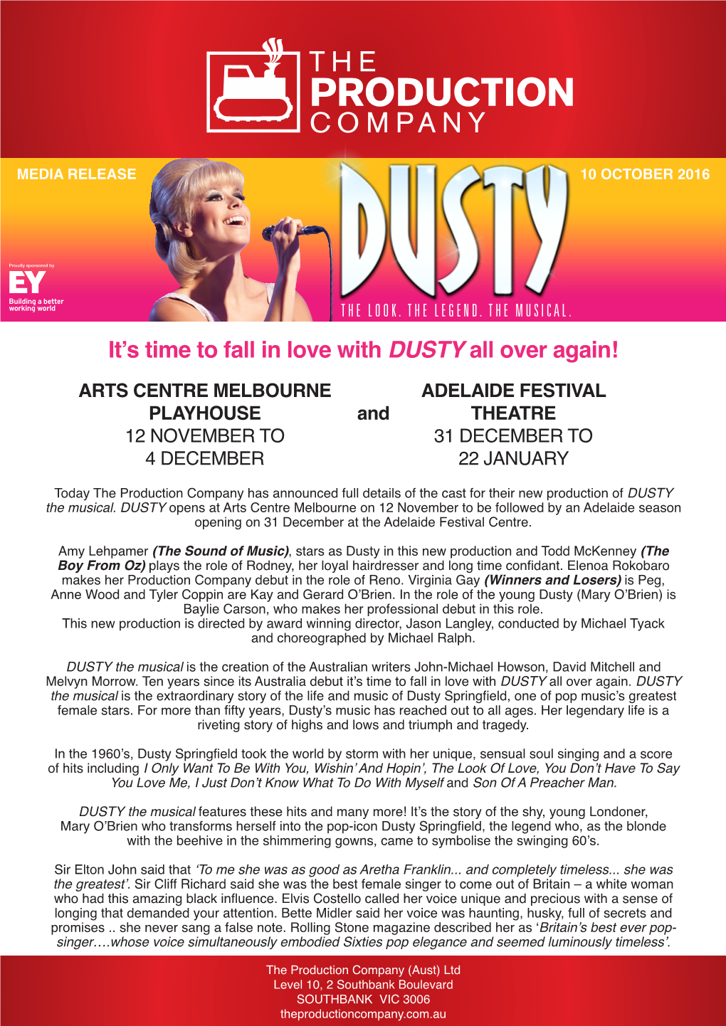 It's Time to Fall in Love with DUSTY All Over Again!