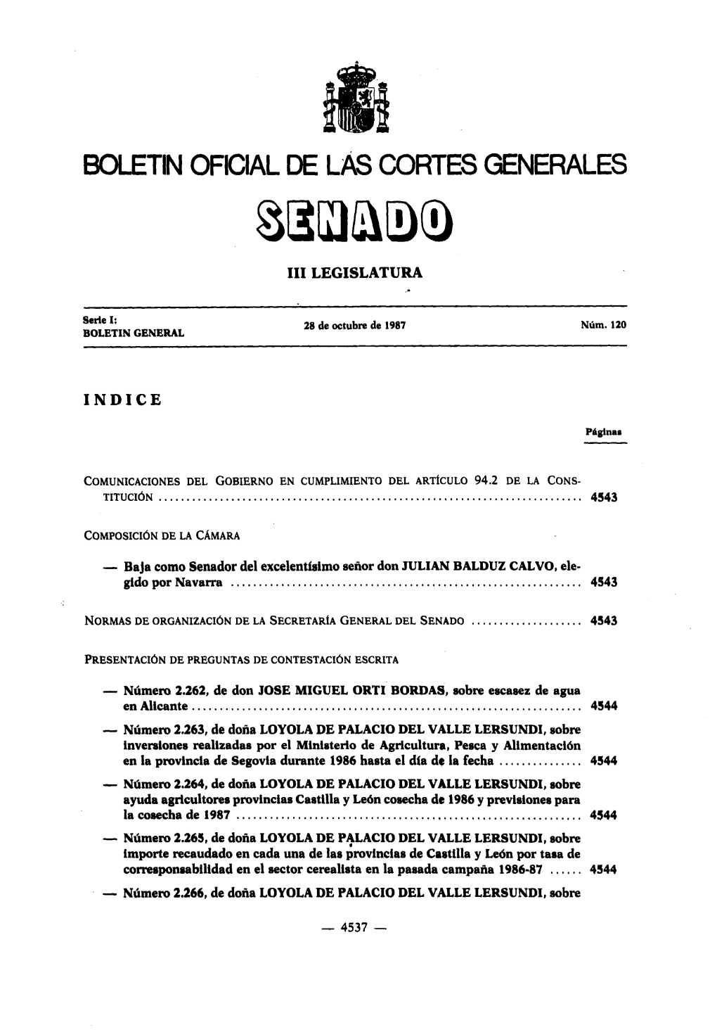 Boletin Oficial De Las Cortes Generales