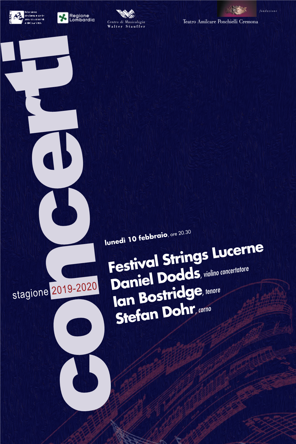 Festival Strings Lucerne Daniel Dodds Ian Bostridge Stefan Dohr