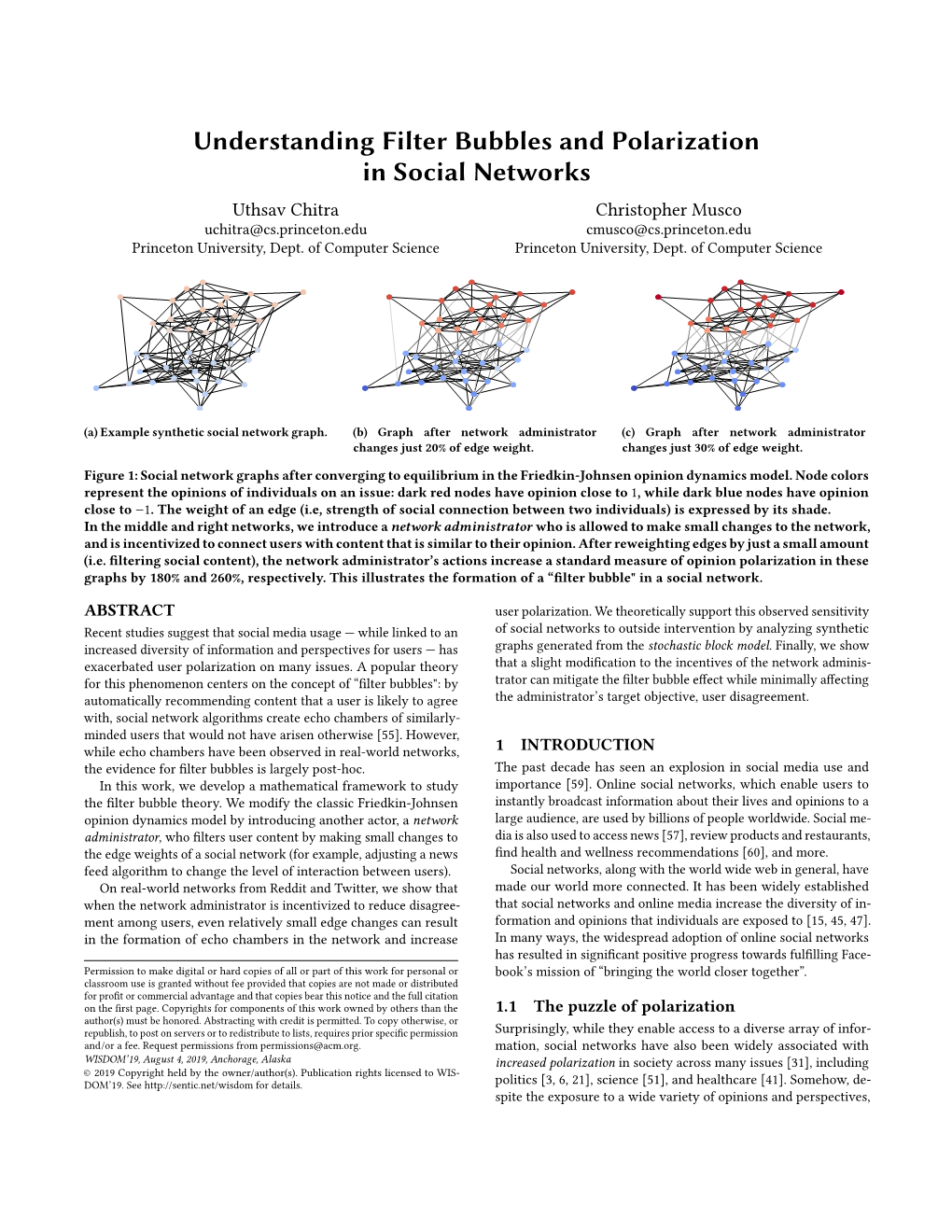 Understanding Filter Bubbles and Polarization in Social Networks