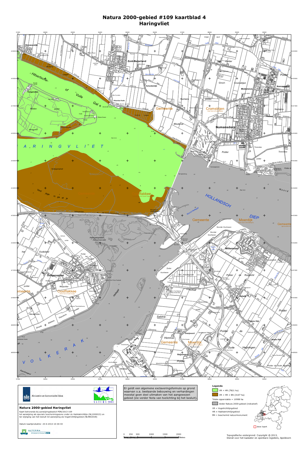 Natura 2000-Gebied #109 Kaartblad 4 Haringvliet