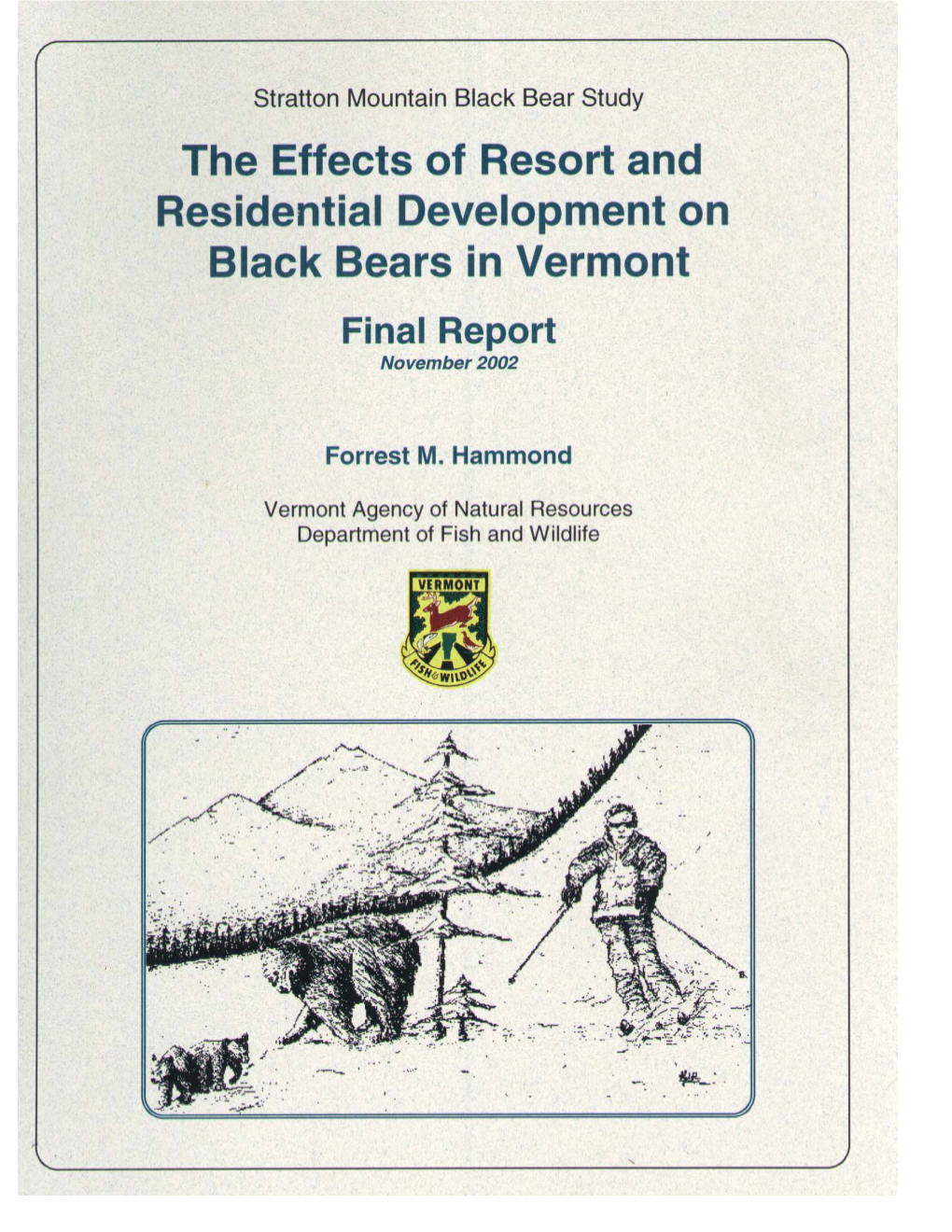 2002-Stratton Mountain Black Bear Study