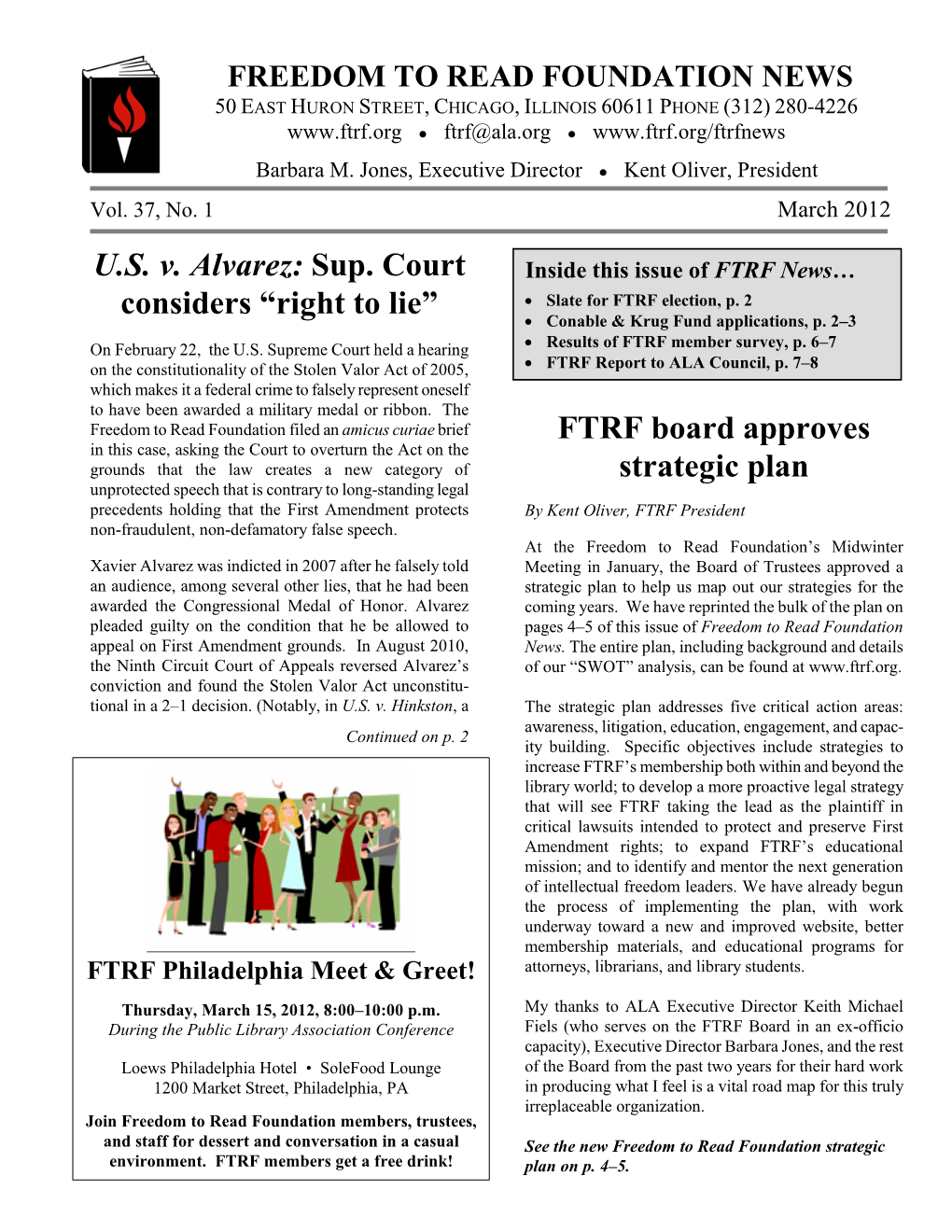 Vol. 37, No. 1 March 2012