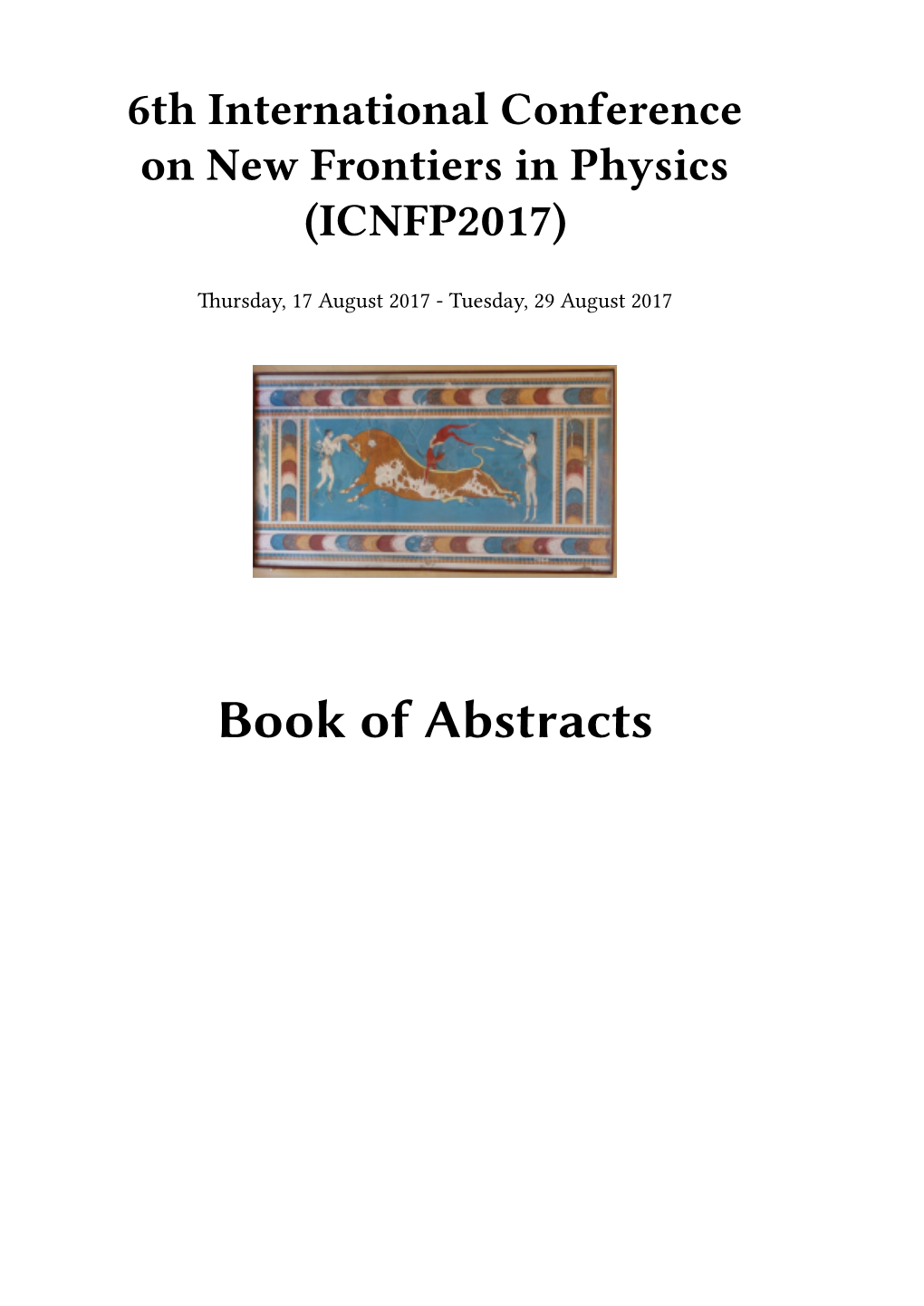 Book of Abstracts Ii Contents