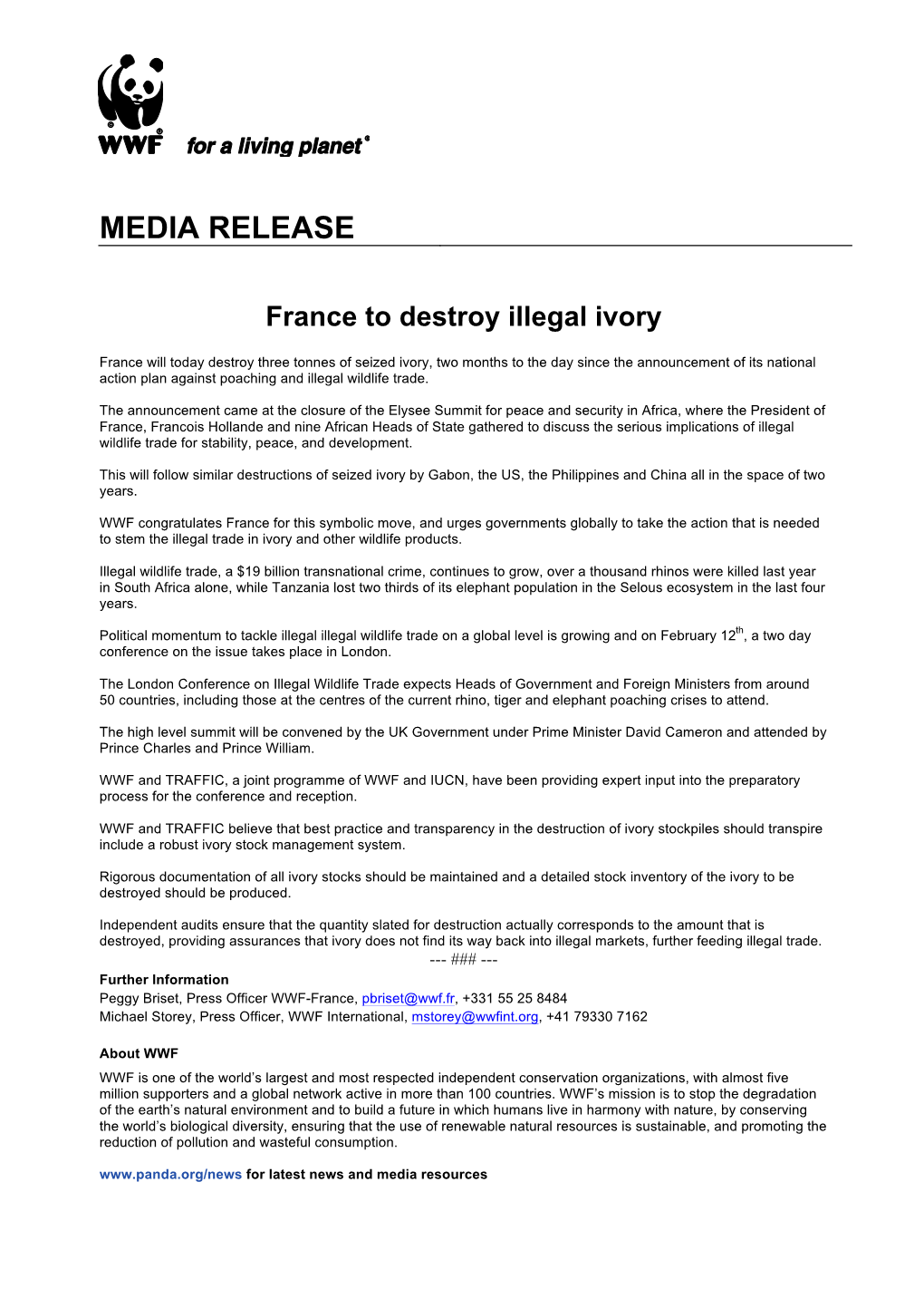 Media Release