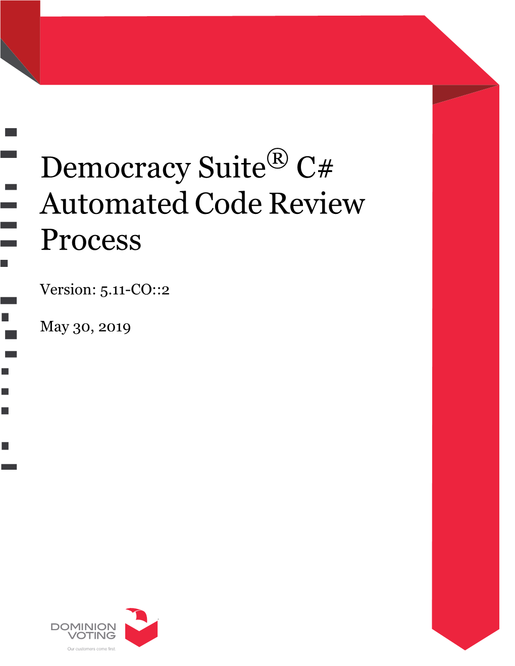 Democracy Suite C# Automated Code Review Process