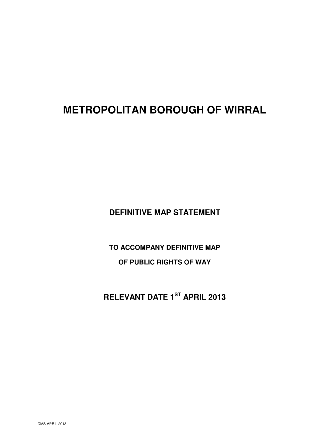 Metropolitan Borough of Wirral