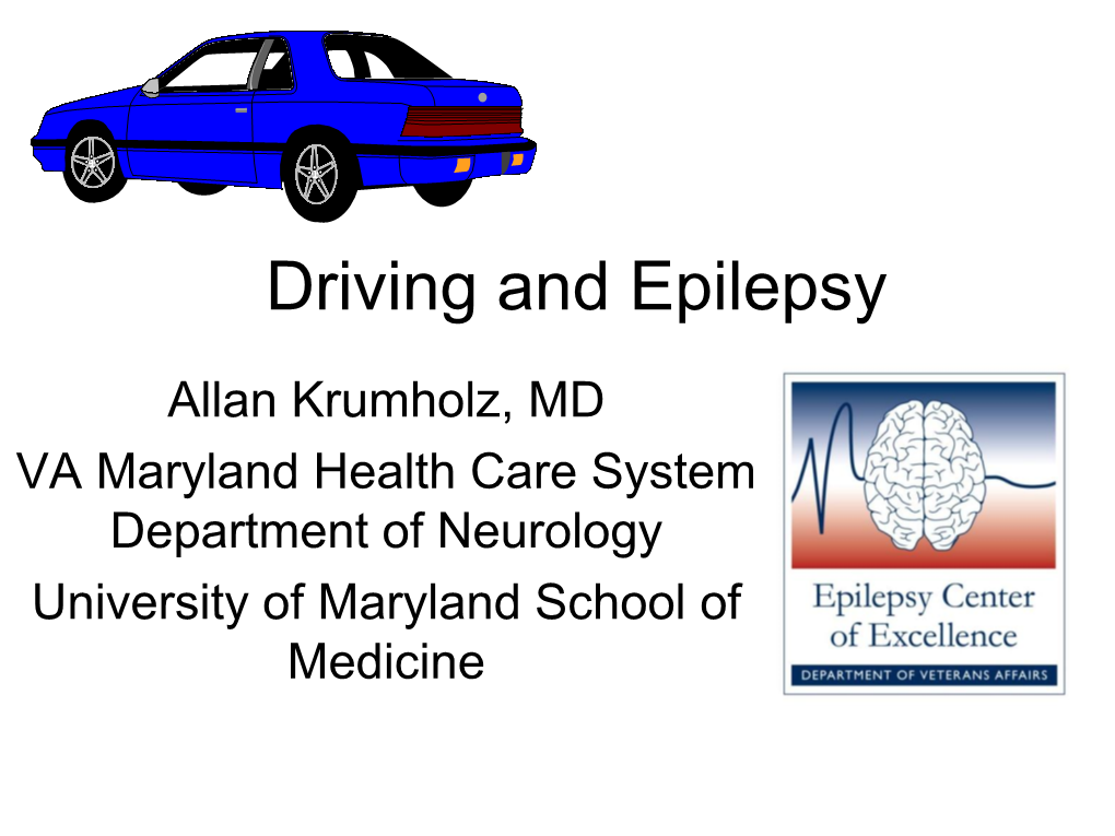 Driving and Epilepsy