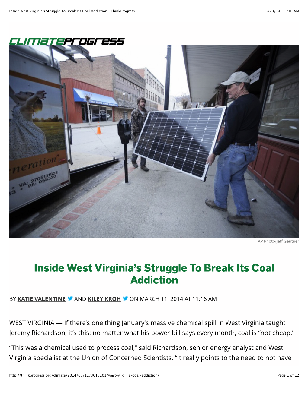 Inside West Virginia's Struggle to Break Its