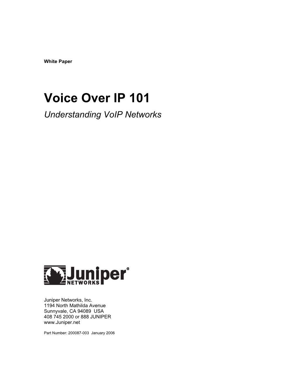 Voice Over IP 101 Understanding Voip Networks