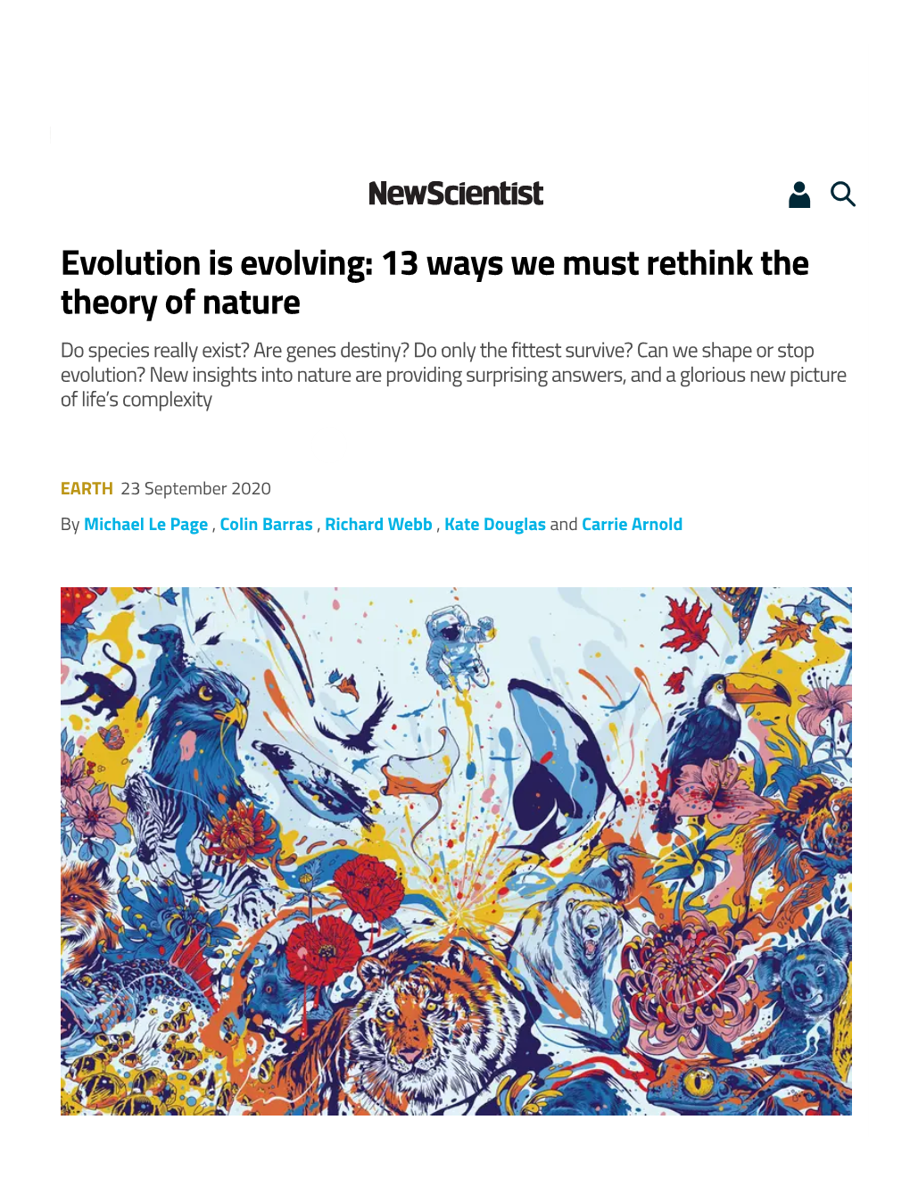 Evolution Is Evolving: 13 Ways We Must Rethink the Theory of Nature