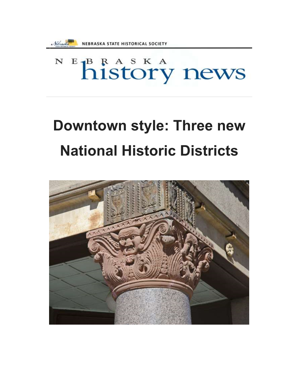 Three New National Historic Districts