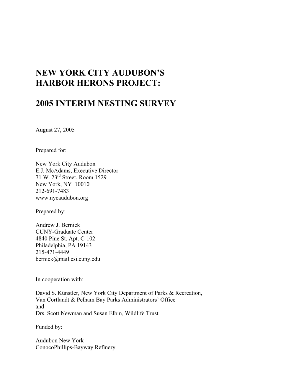 2005 Interim Report