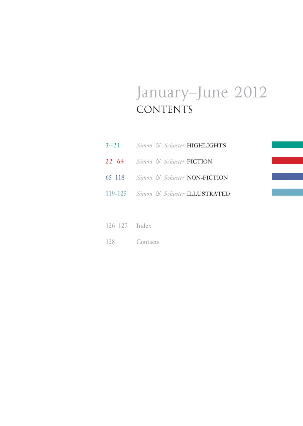 January–June 2012 CONTENTS
