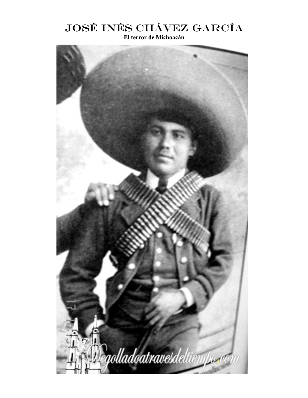 José Inés Chávez García El Terror De Michoacán