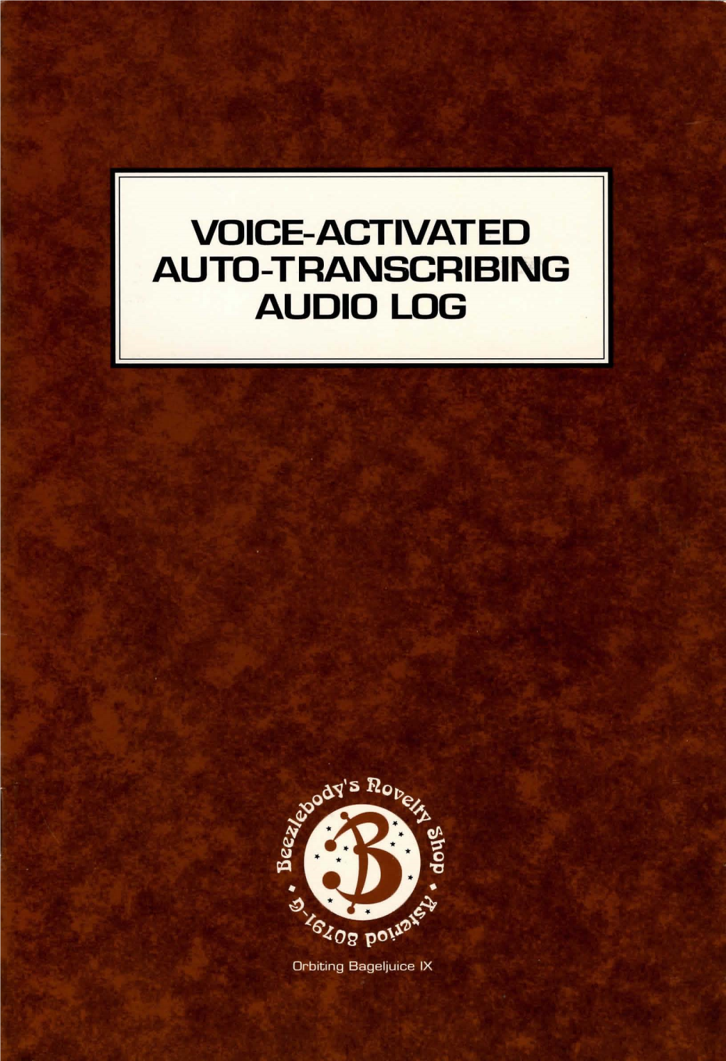 Voice-Activated Auto-Transcribing Audio Log 13-Lumbar-80918, 14:27 Gst, Asteroid 80791-G