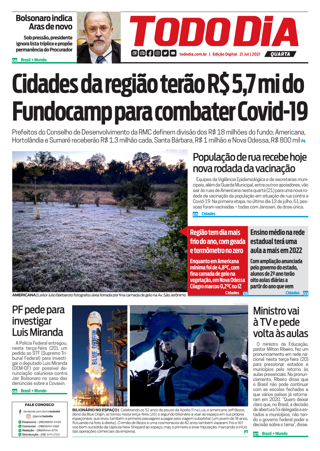 Cidades Da Região Terão R$ 5,7 Mi Do Fundocamp Para Combater Covid-19