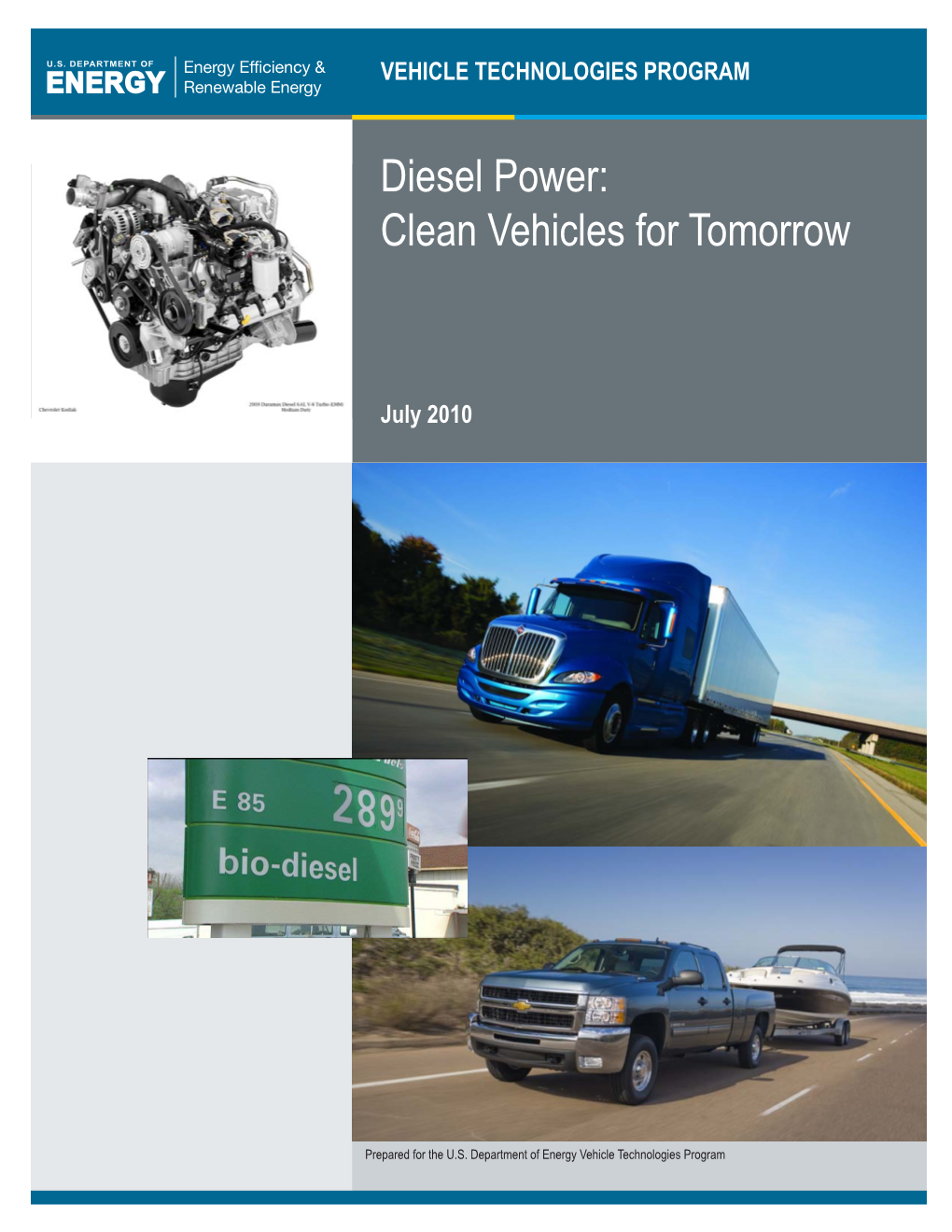 Diesel Power: Clean Vehicles for Tomorrow