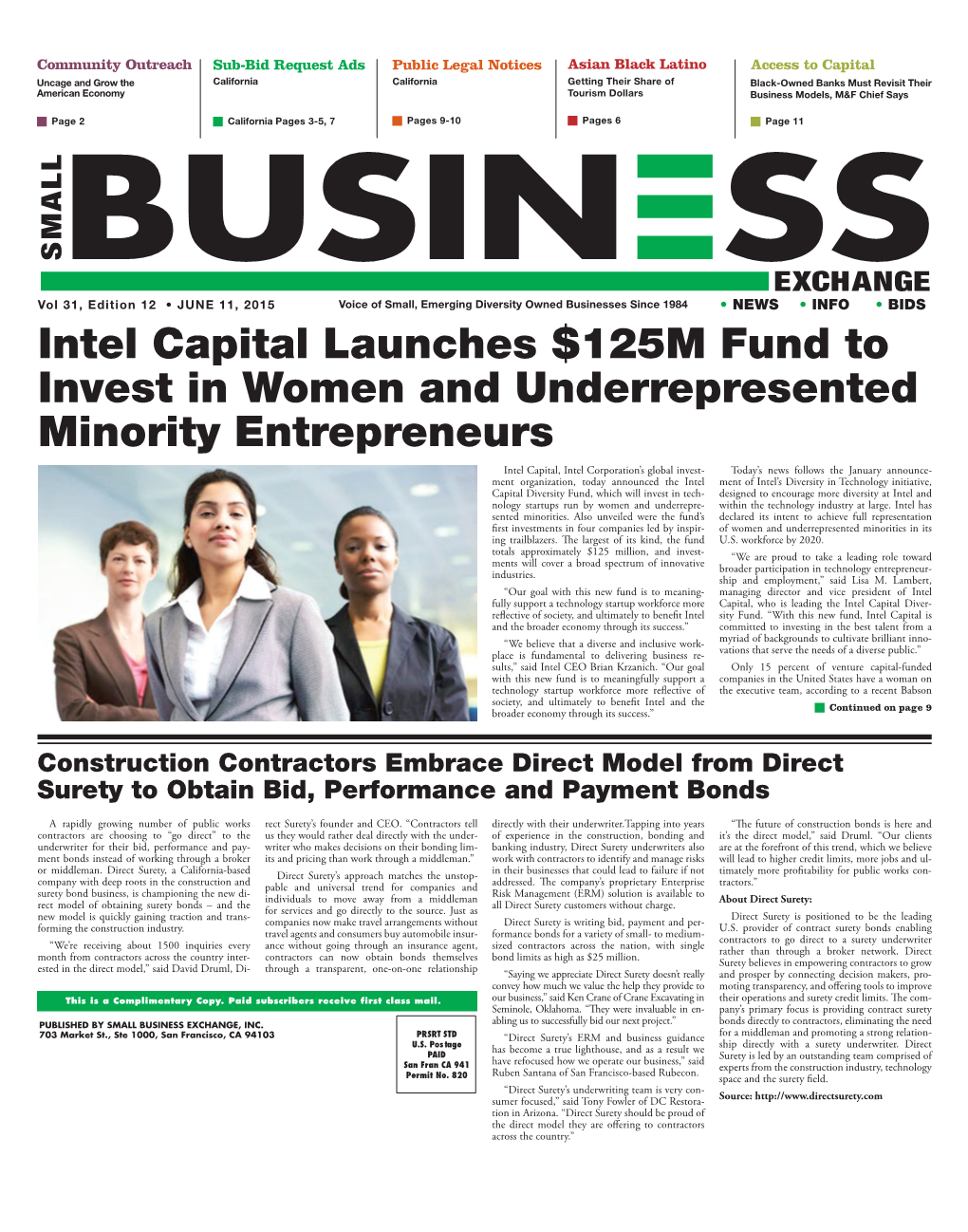 Intel Capital Launches $125M Fund to Invest in Women And