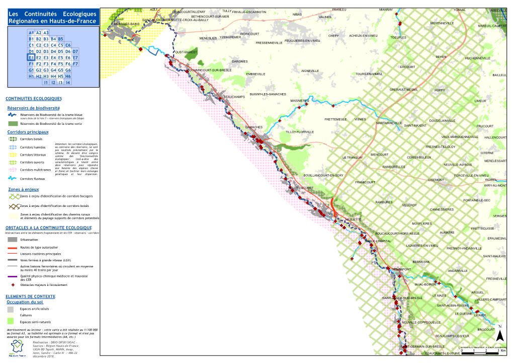 Les Continuités Ecologiques Régionales En Hauts-De-France