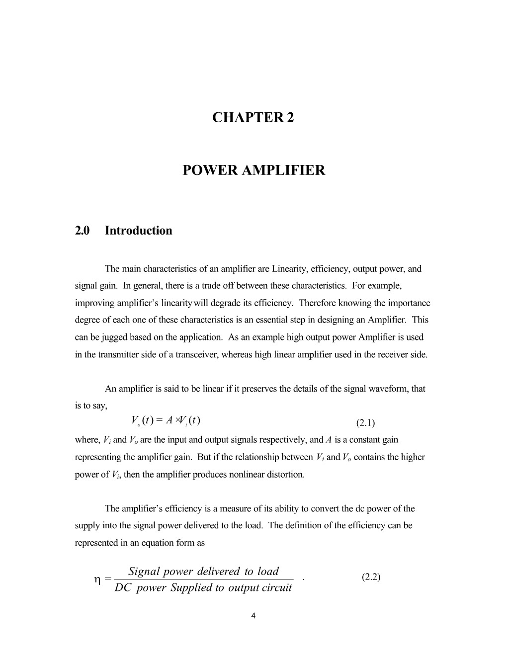 Power Amplifier