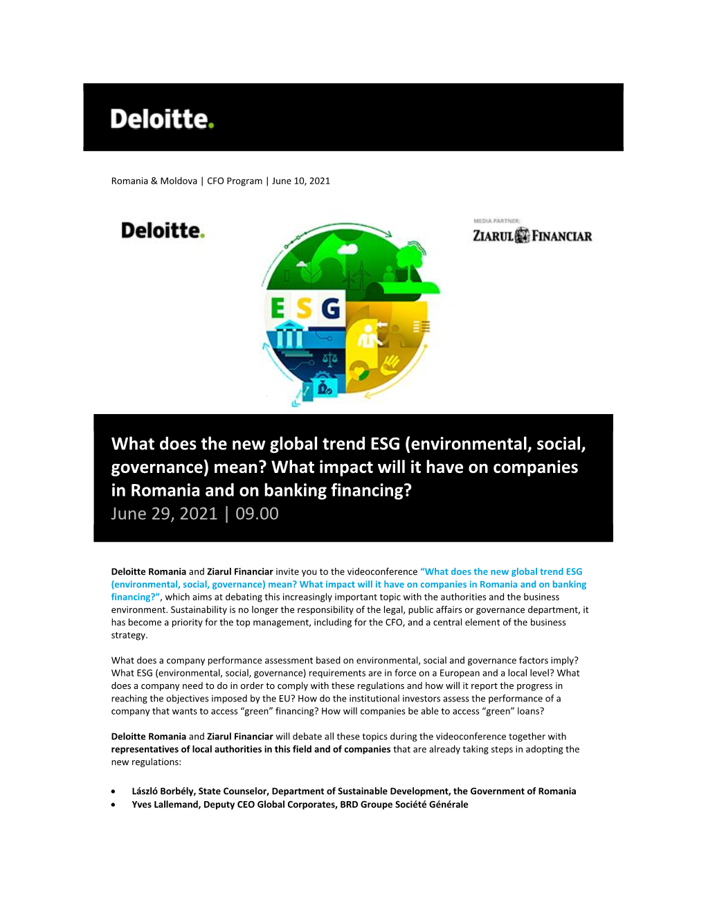 What Does the New Global Trend ESG (Environmental, Social