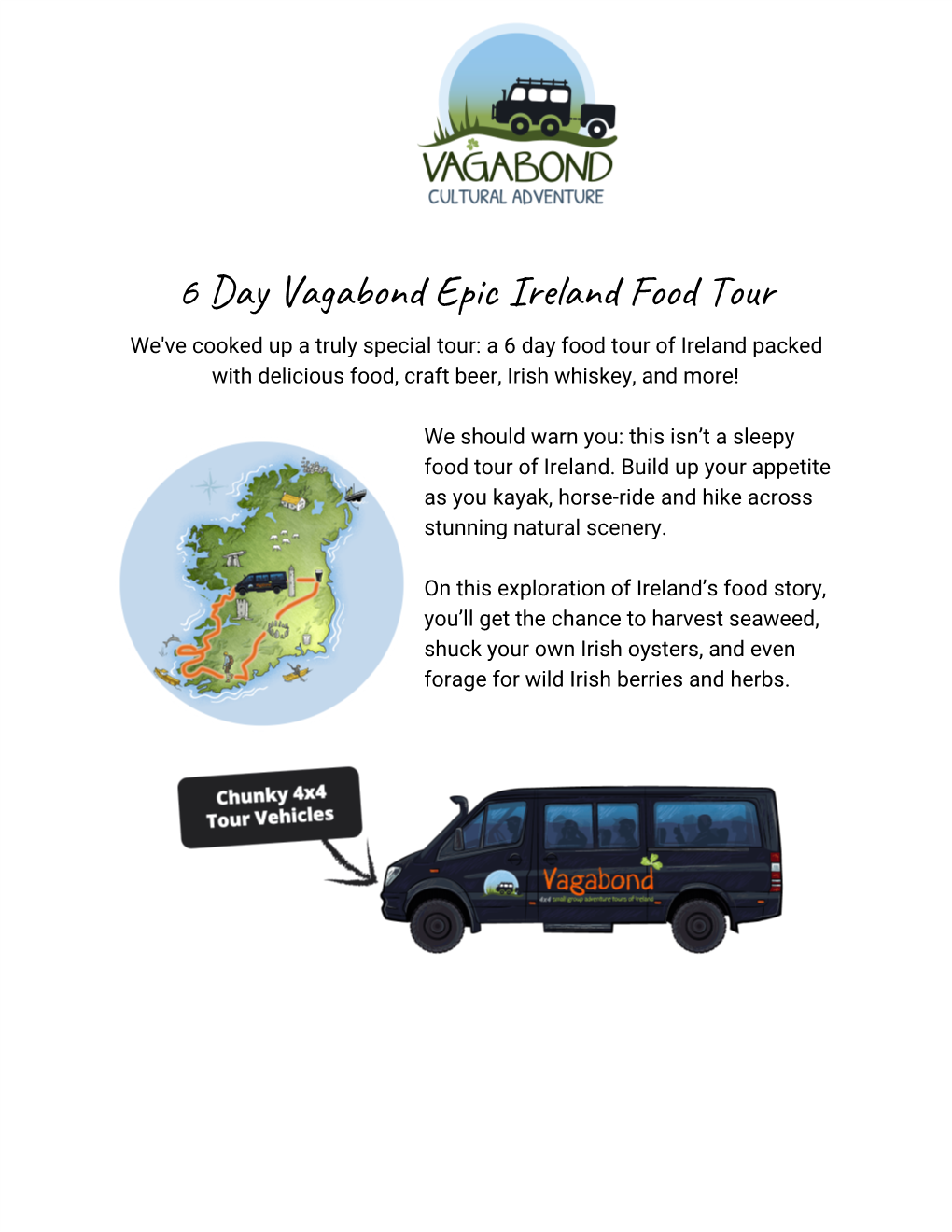 6 Day Vagabond Epic Ireland Food Tour