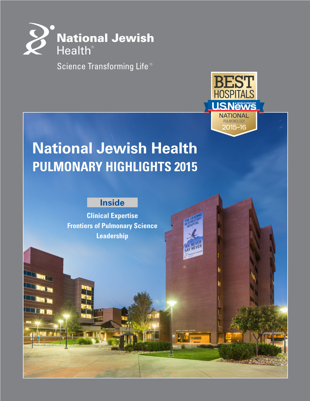 National Jewish Health PULMONARY HIGHLIGHTS 2015