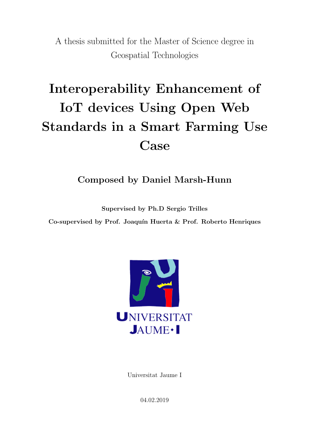 Interoperability Enhancement of Iot Devices Using Open Web Standards in a Smart Farming Use Case