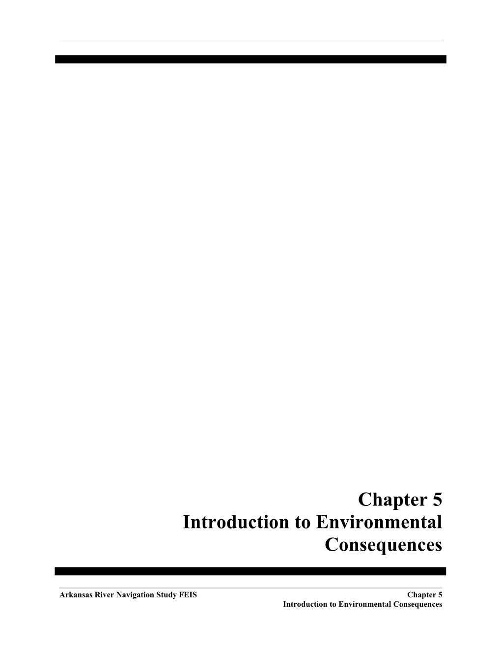 Arkansas River Navigation Study FEIS Chapter 5