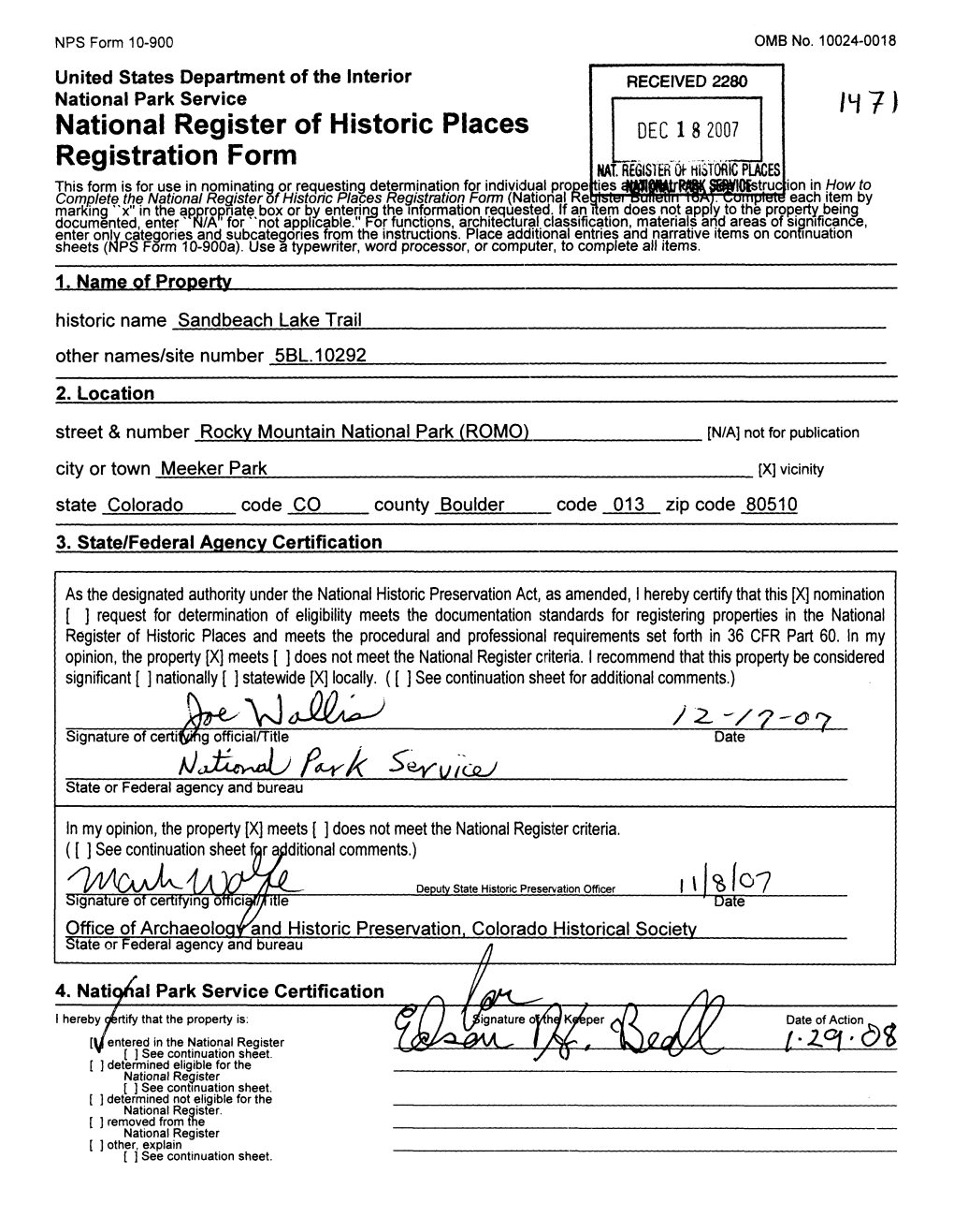 National Register of Historic Places Registration Form (National Re . ..