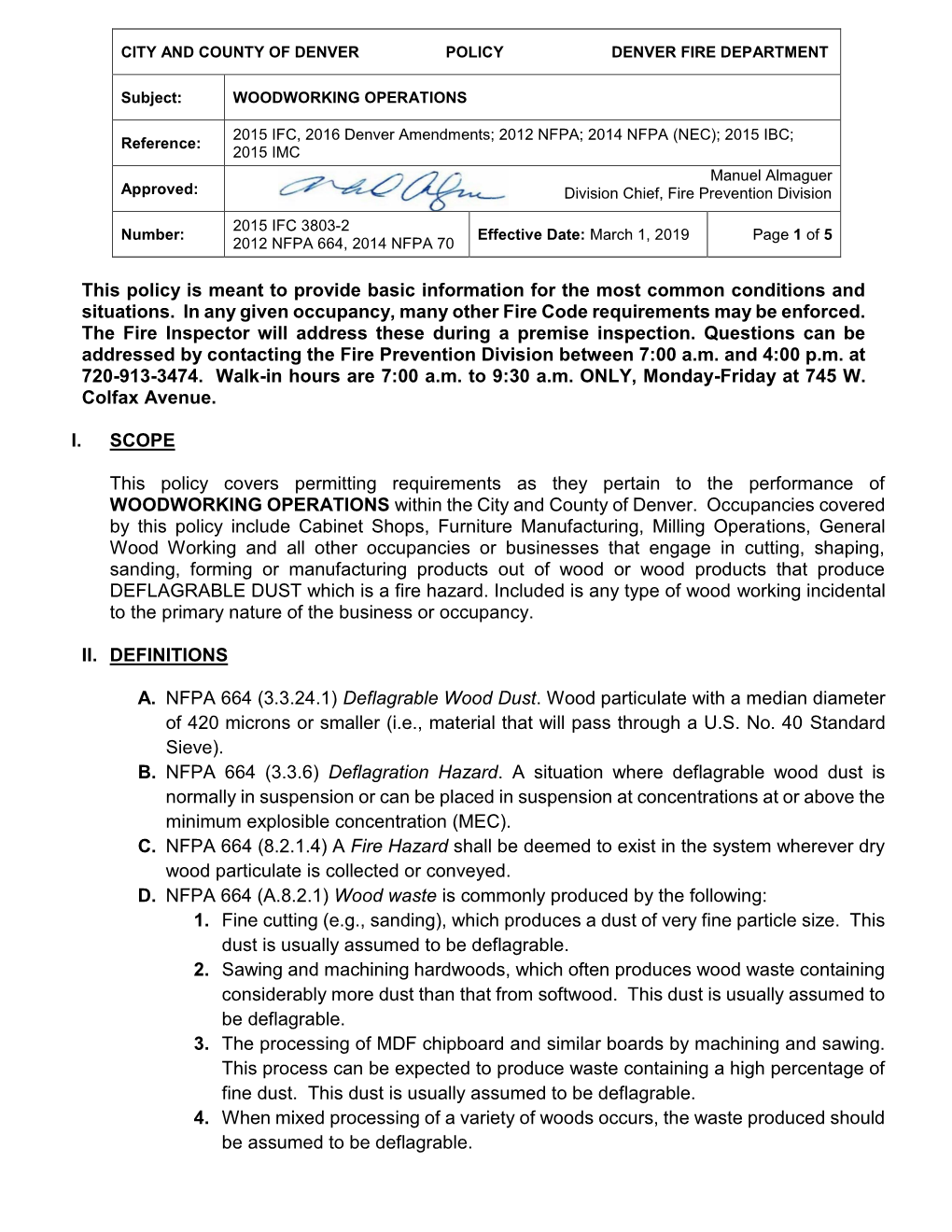 Woodworking Operations Policy.Pdf