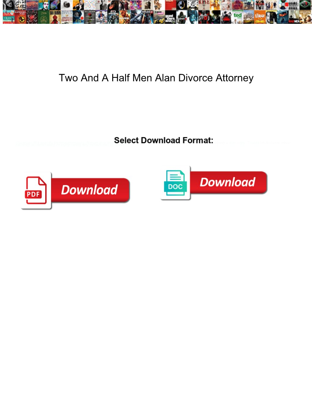 Two and a Half Men Alan Divorce Attorney