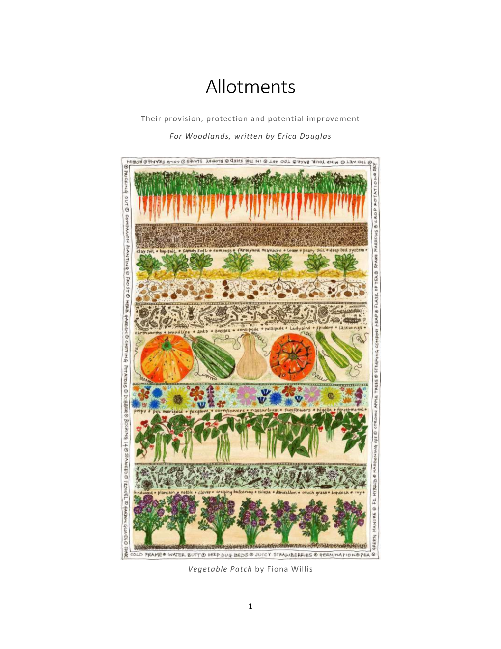 Allotments: Their Provision, Protection and Potential Improvement