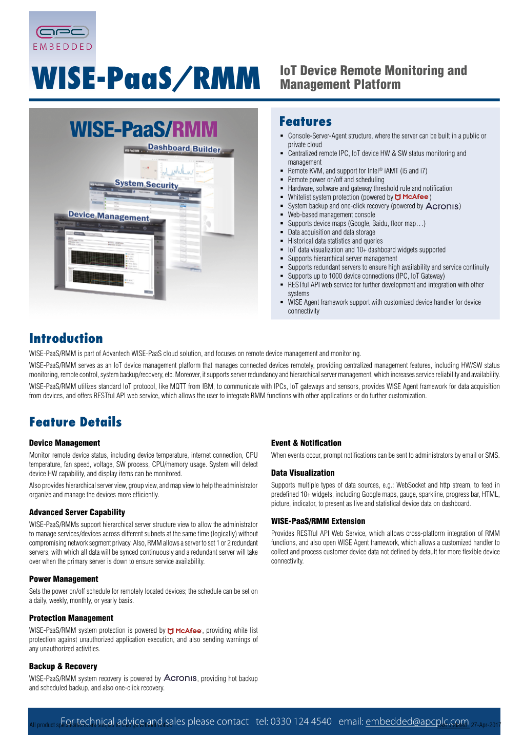 WISE-Paas/RMM Management Platform