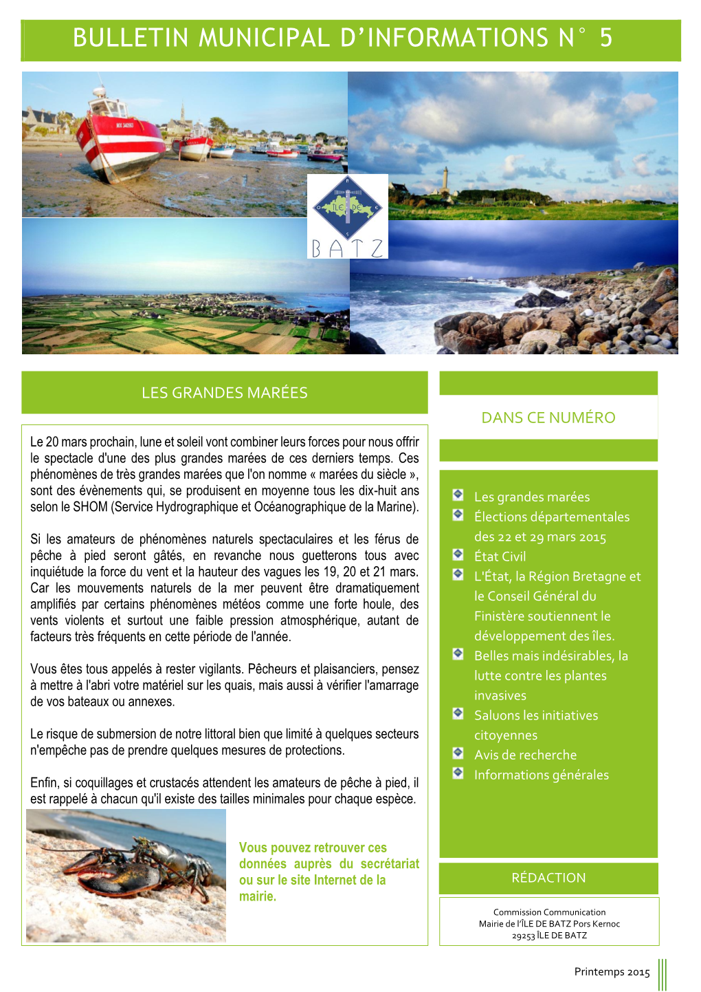 Bulletin Communal D'informations