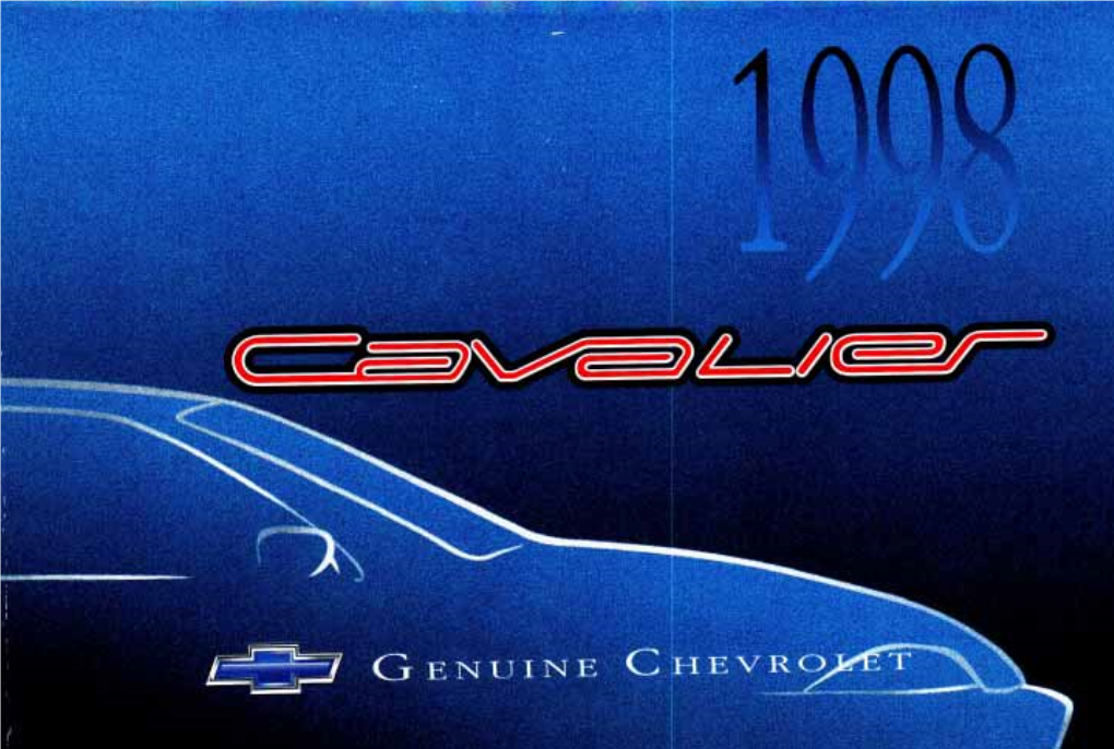 Et Cavalier Owner's Manual 1-1 2